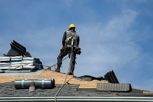 Professional Gutter Installation technician working in Princess Anne, MD